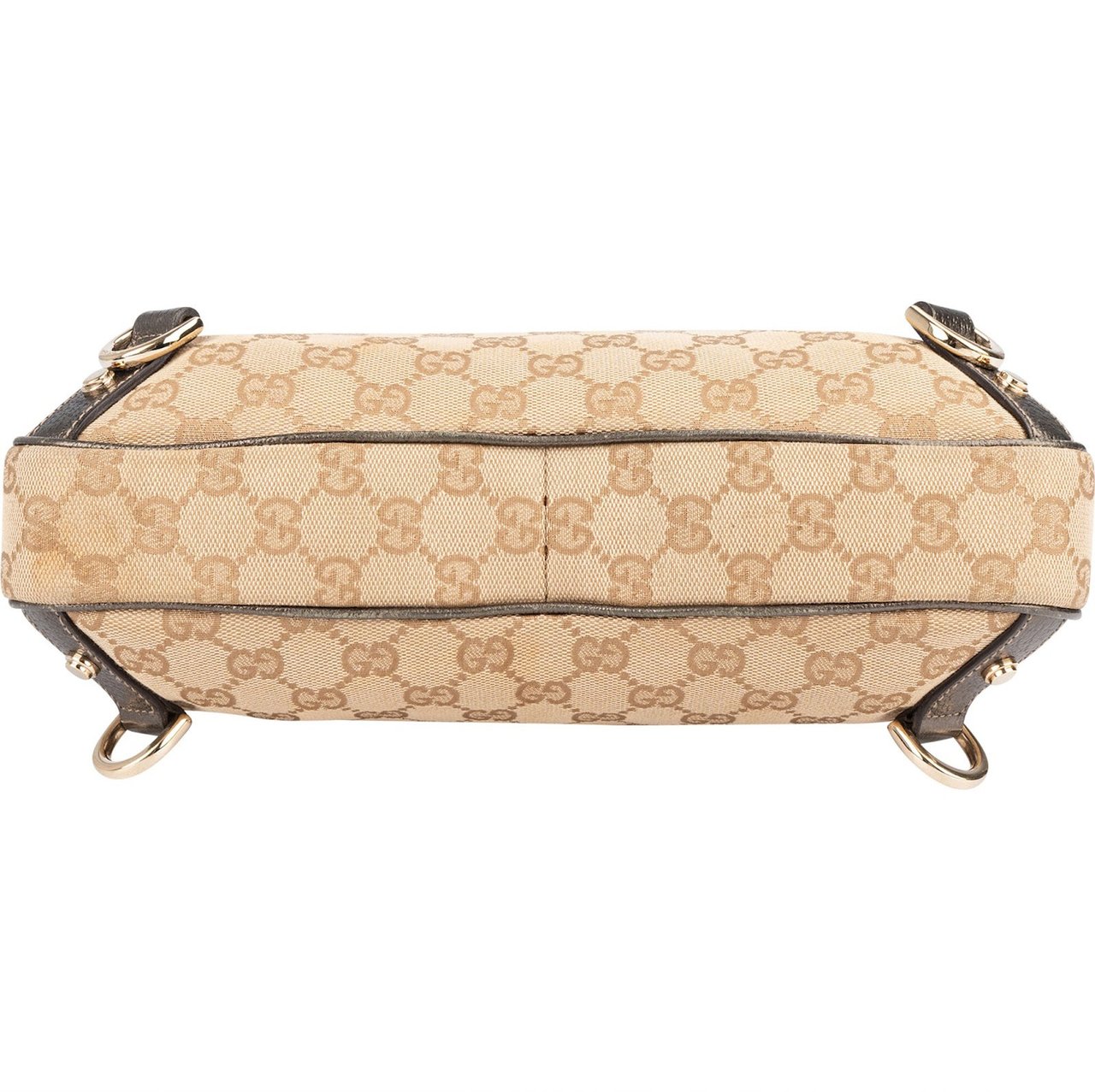 Gucci Gucci Monogram GG Abbey D-Ring Shoulder Bag Beige