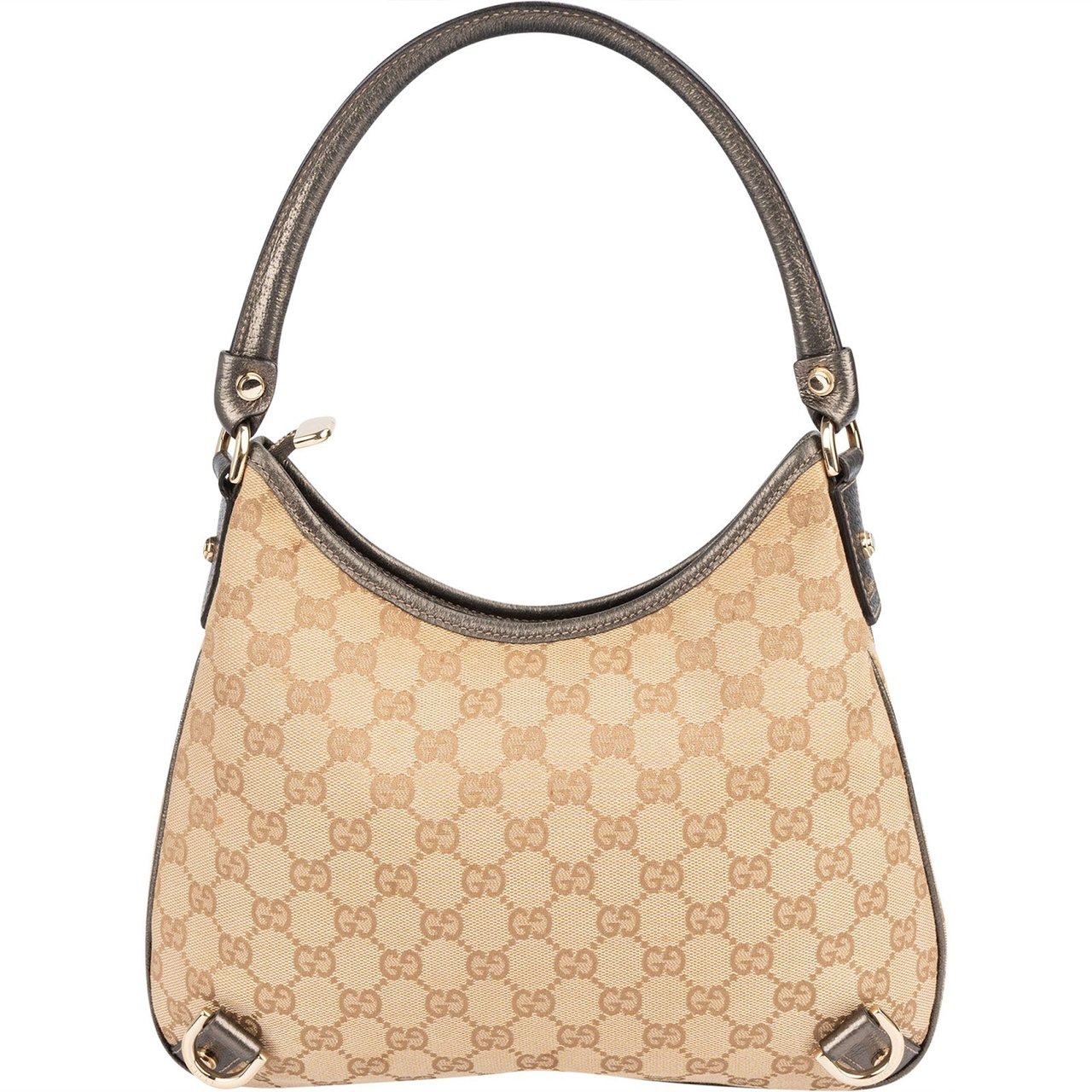 Gucci Gucci Monogram GG Abbey D-Ring Shoulder Bag Beige