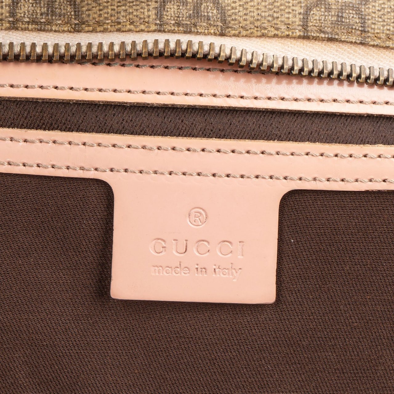 Gucci Gucci Monogram GG Supreme Joy Tote Shoulder Bag Beige
