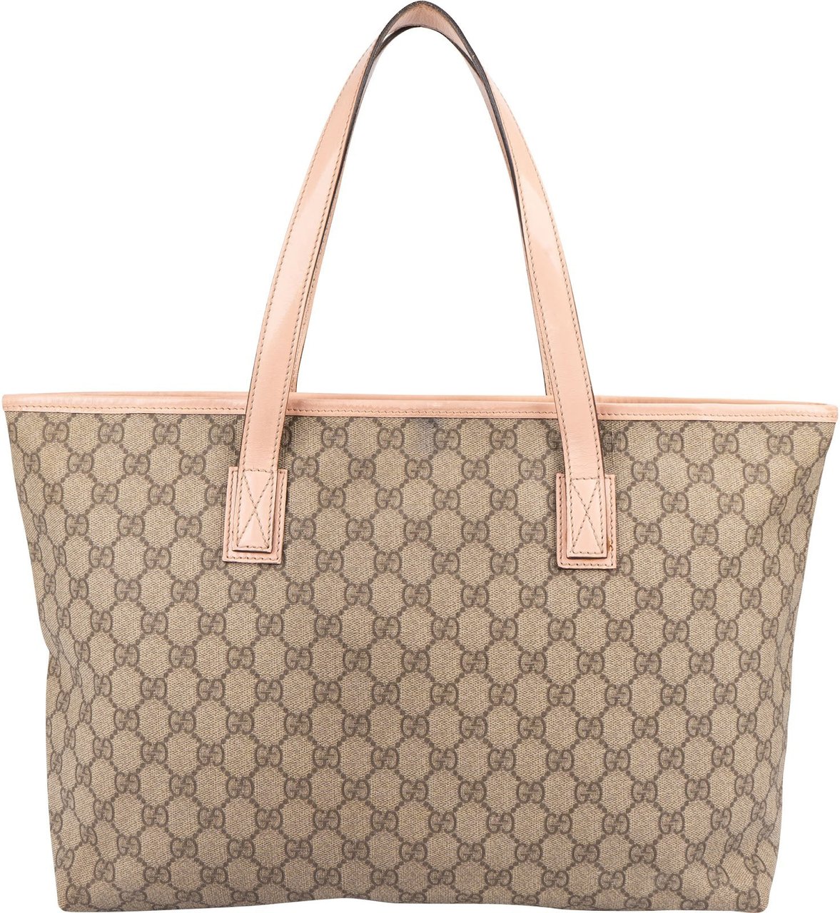 Gucci Gucci Monogram GG Supreme Joy Tote Shoulder Bag Beige