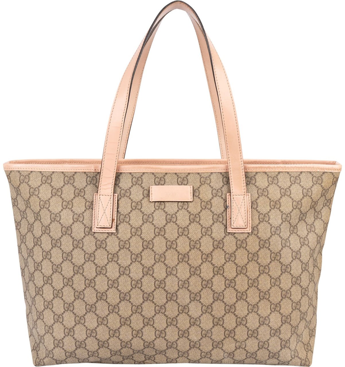 Gucci Gucci Monogram GG Supreme Joy Tote Shoulder Bag Beige