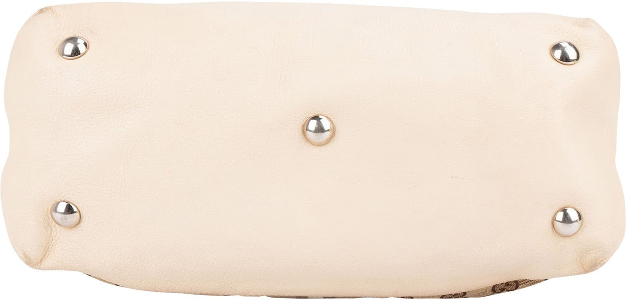 Gucci Monogram GG Canvas Jolicoeur Handbag Beige