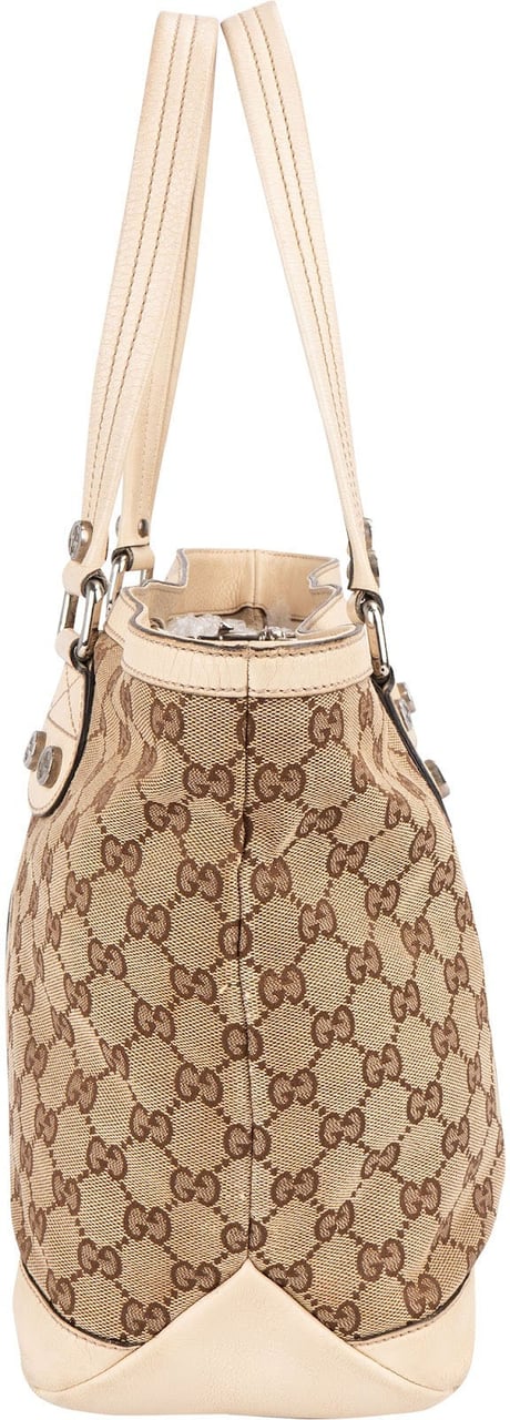 Gucci Monogram GG Canvas Jolicoeur Handbag Beige