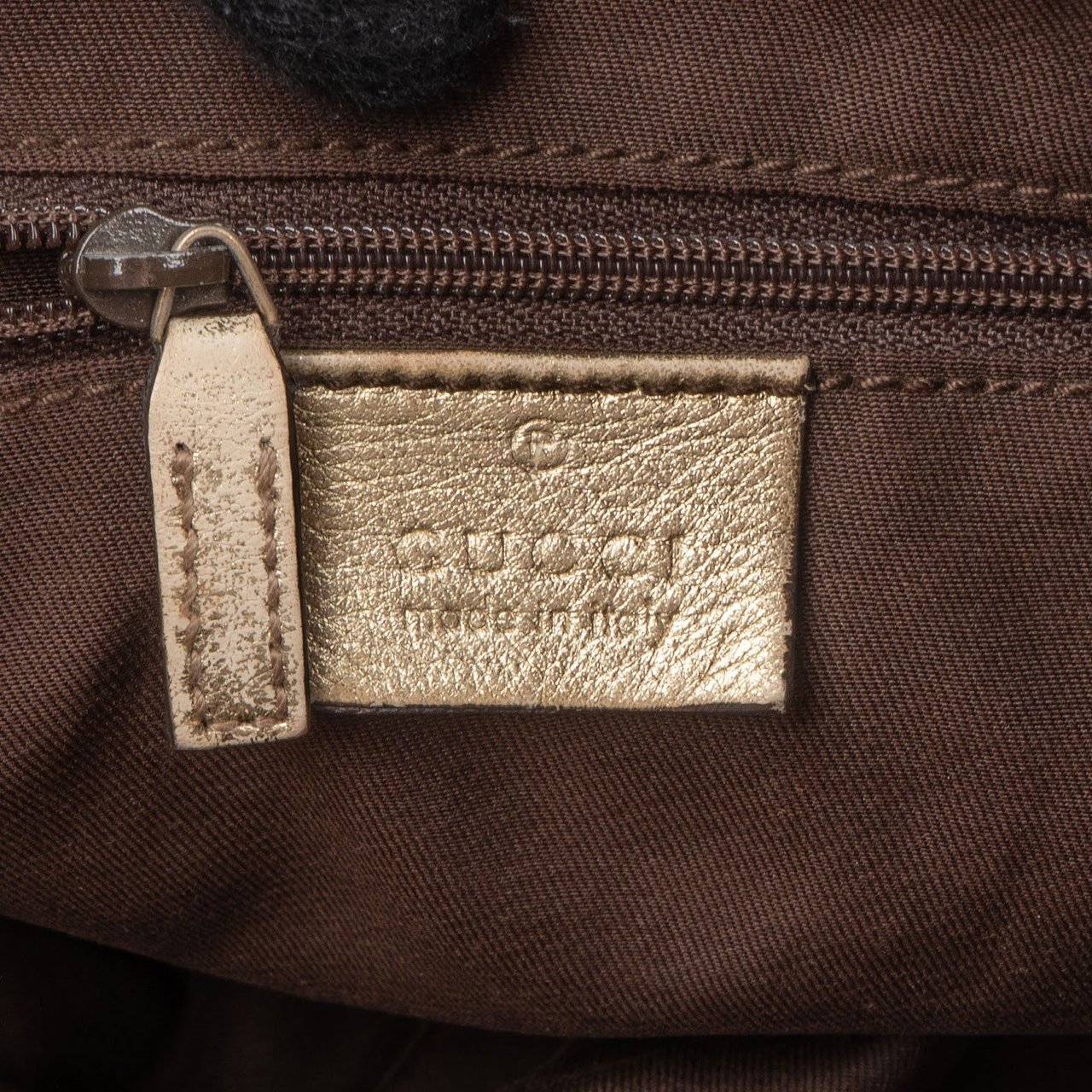 Gucci Gucci Monogram GG Canvas Abbey D-Ring Hobo Shoulder Bag Beige