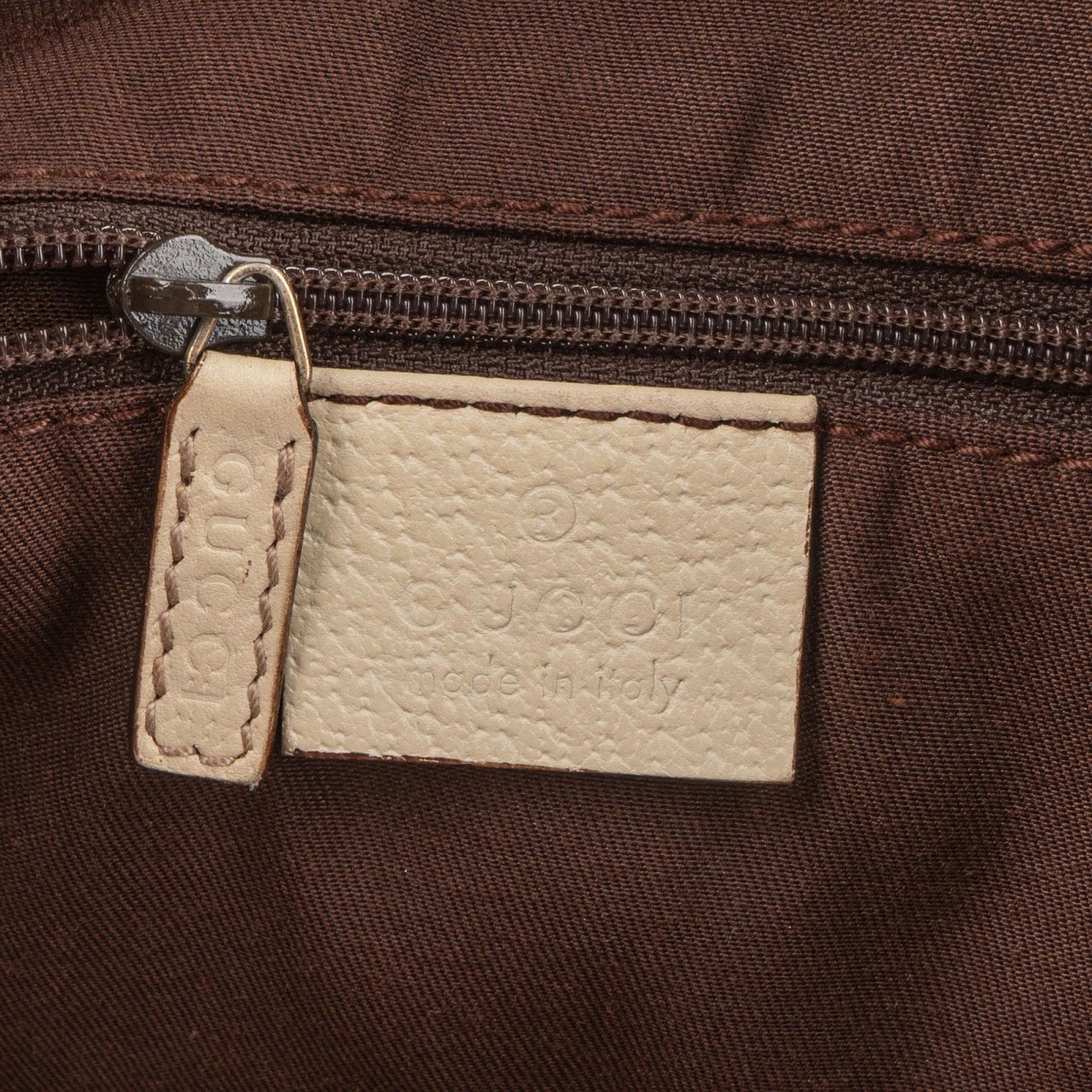 Gucci Gucci Monogram GG Canvas Abbey Handbag Beige
