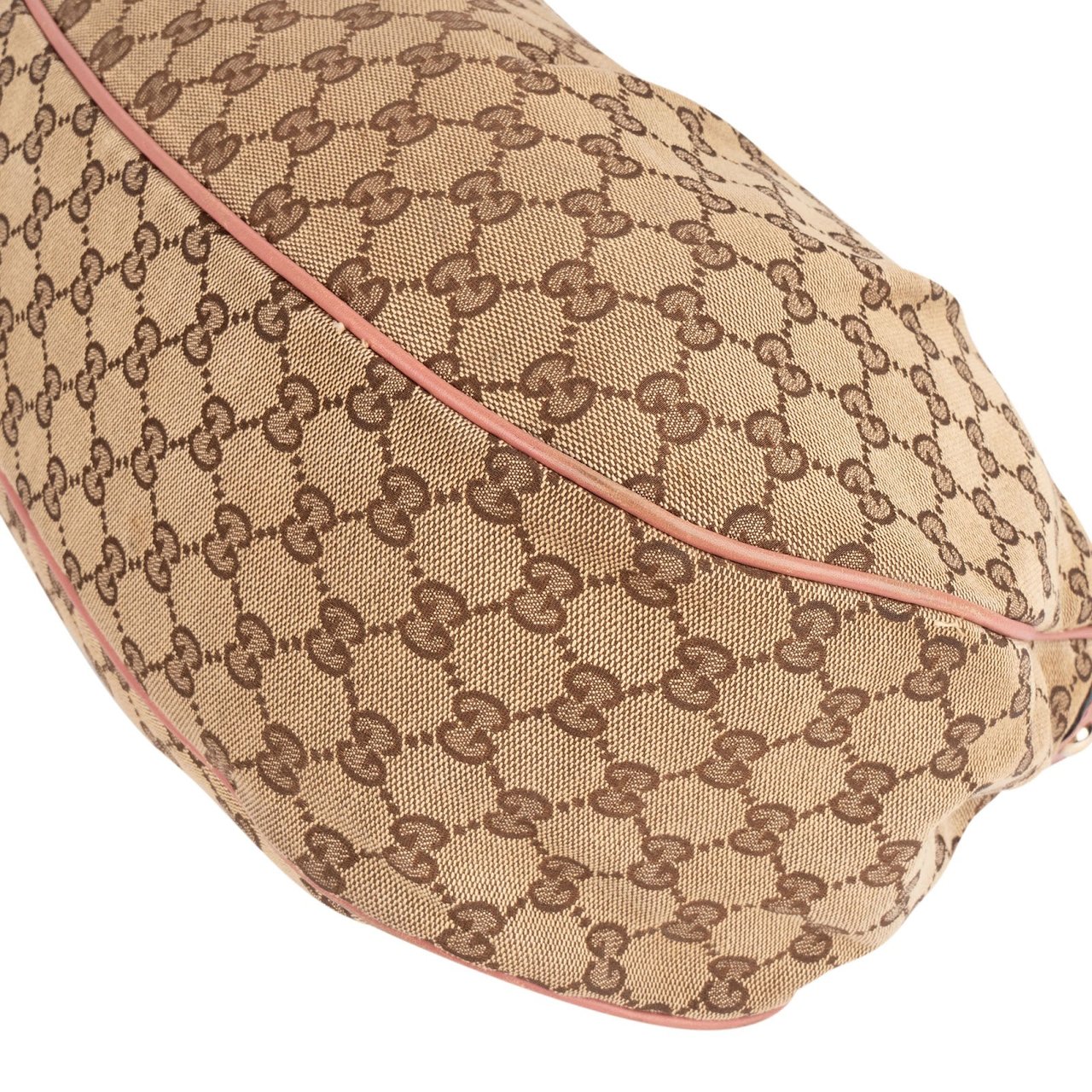 Gucci Gucci Monogram GG Sukey Hobo Shoulder Bag Beige