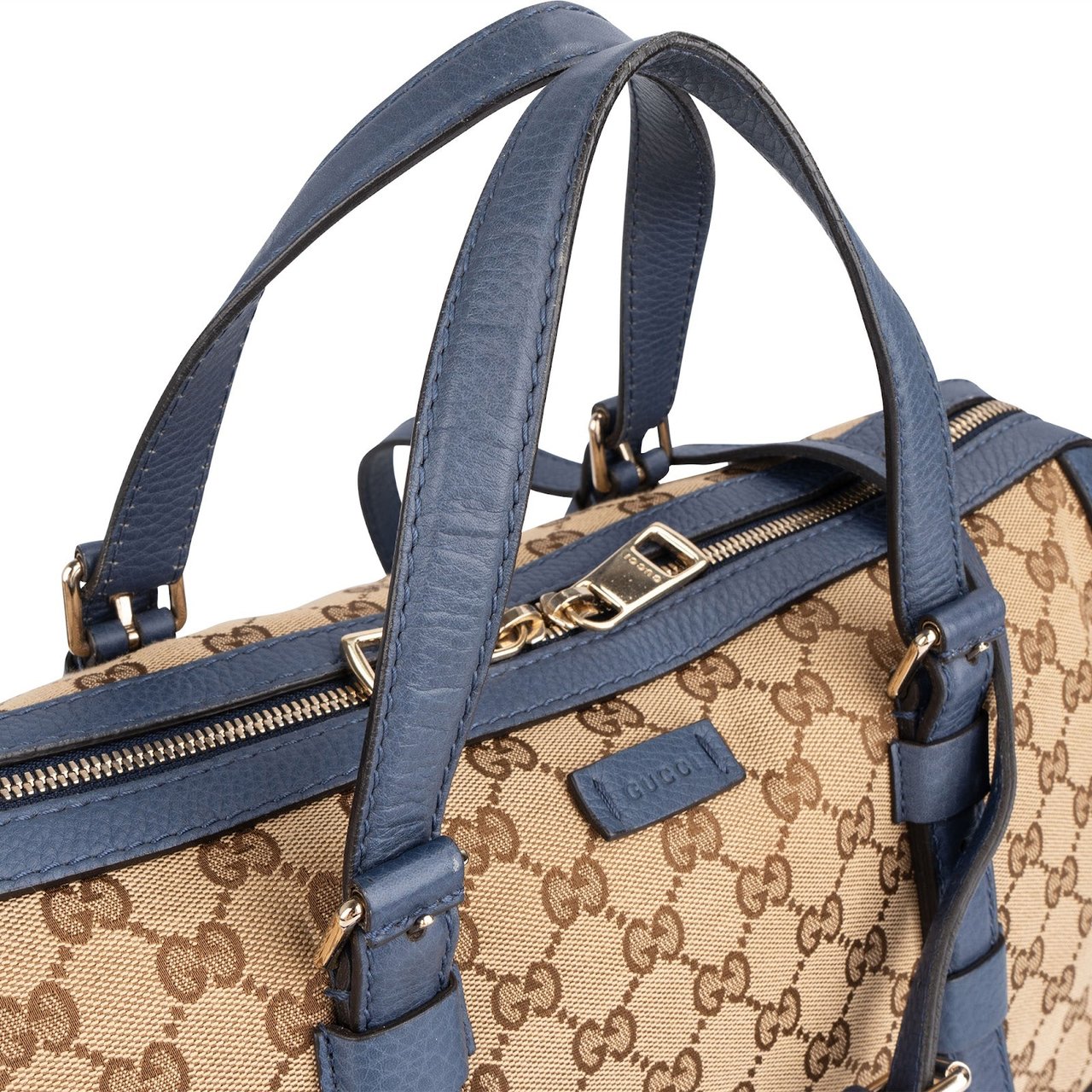 Gucci Gucci Monogram GG Boston Handbag Beige