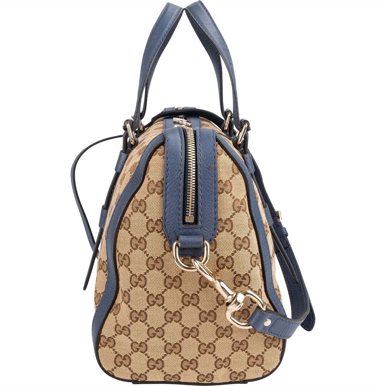 Gucci Gucci Monogram GG Boston Handbag Beige