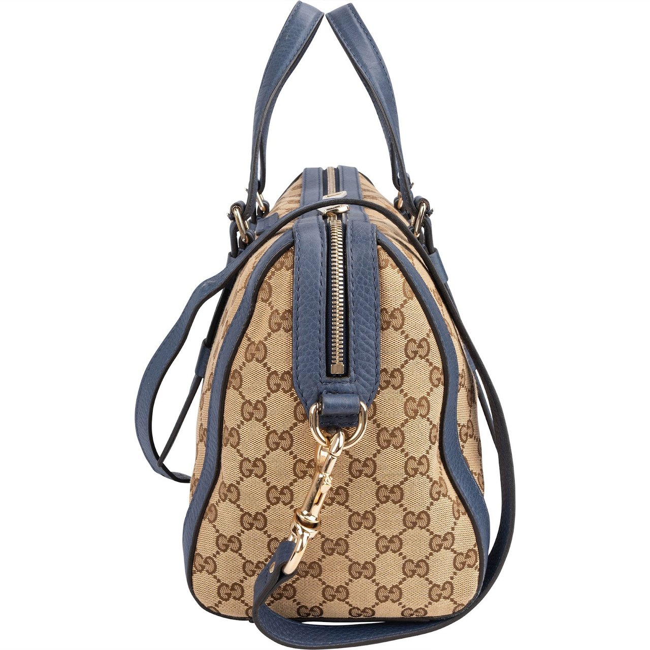 Gucci Gucci Monogram GG Boston Handbag Beige