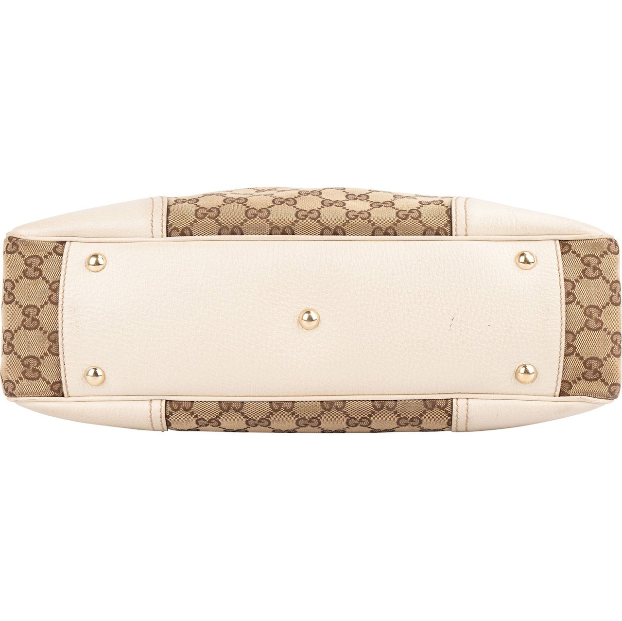 Gucci Monogram GG Princy Tote Handbag Bruin