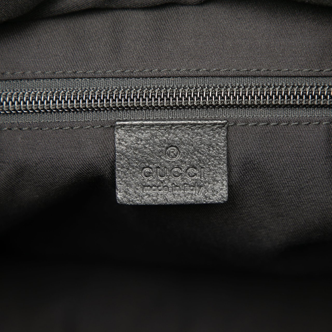 Gucci GG Canvas Web Travel Bag Zwart