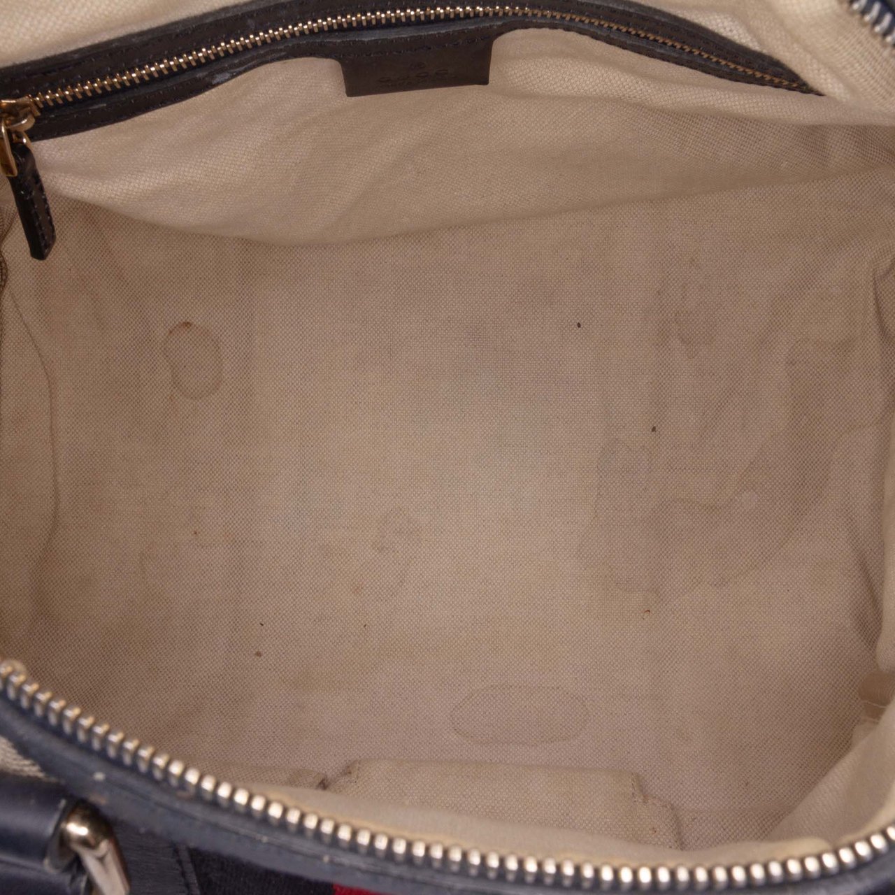 Gucci Medium GG Canvas Web Joy Boston Bag Bruin