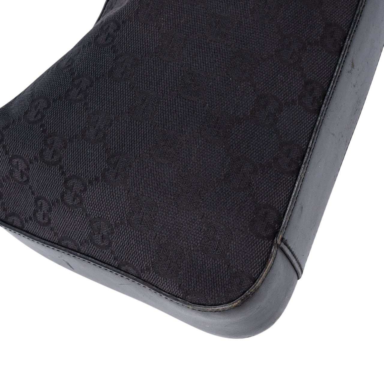Gucci Gucci GG Monogram Shoulder Bag Zwart