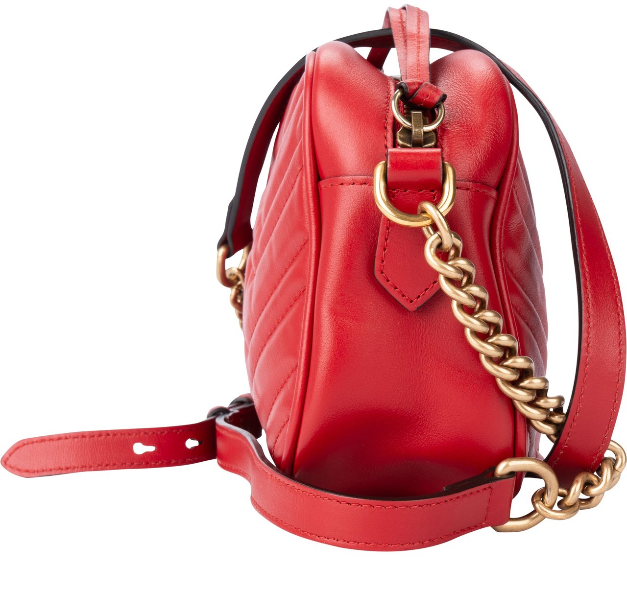 Gucci Gucci Rosso Leather GG Marmont Crossbody bag Divers