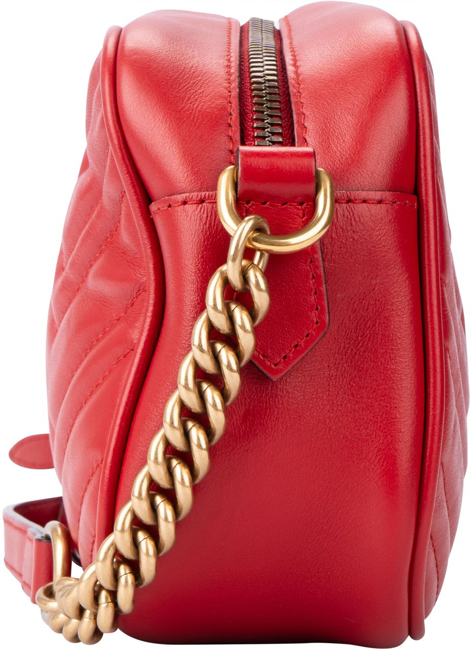 Gucci Gucci Rosso Leather GG Marmont Crossbody bag Divers