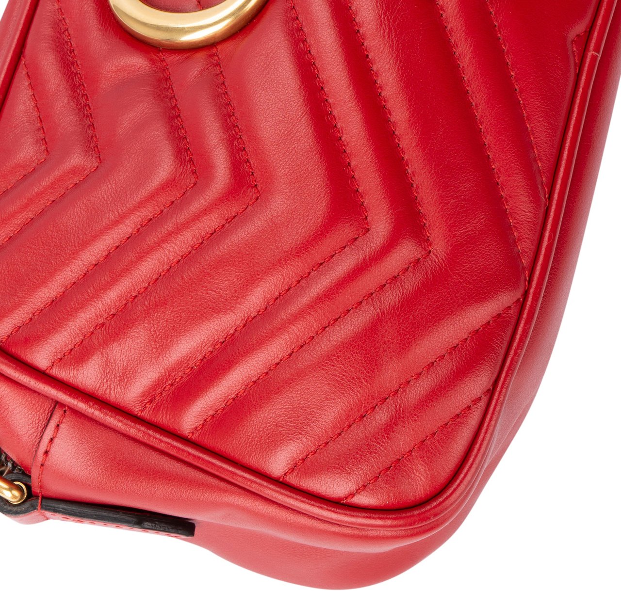Gucci Gucci Rosso Leather GG Marmont Crossbody bag Divers