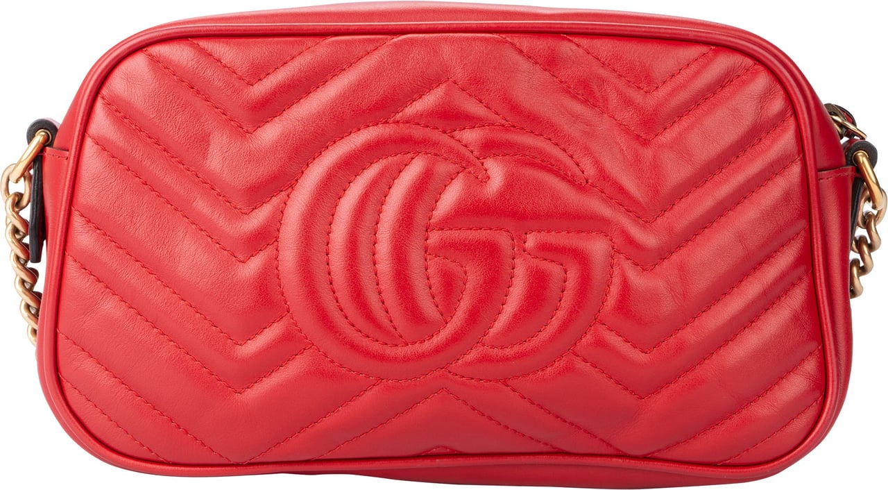 Gucci Gucci Rosso Leather GG Marmont Crossbody bag Divers