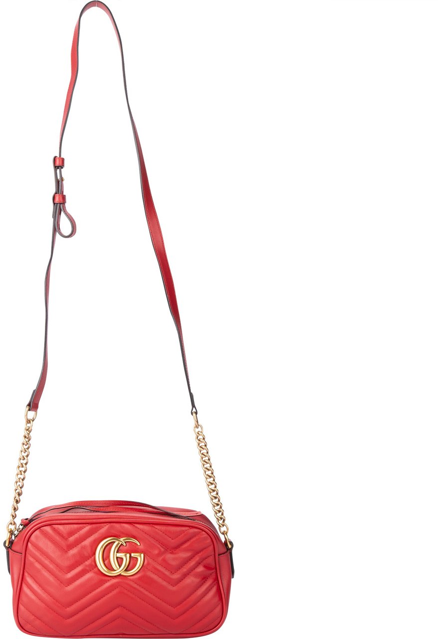 Gucci Gucci Rosso Leather GG Marmont Crossbody bag Divers
