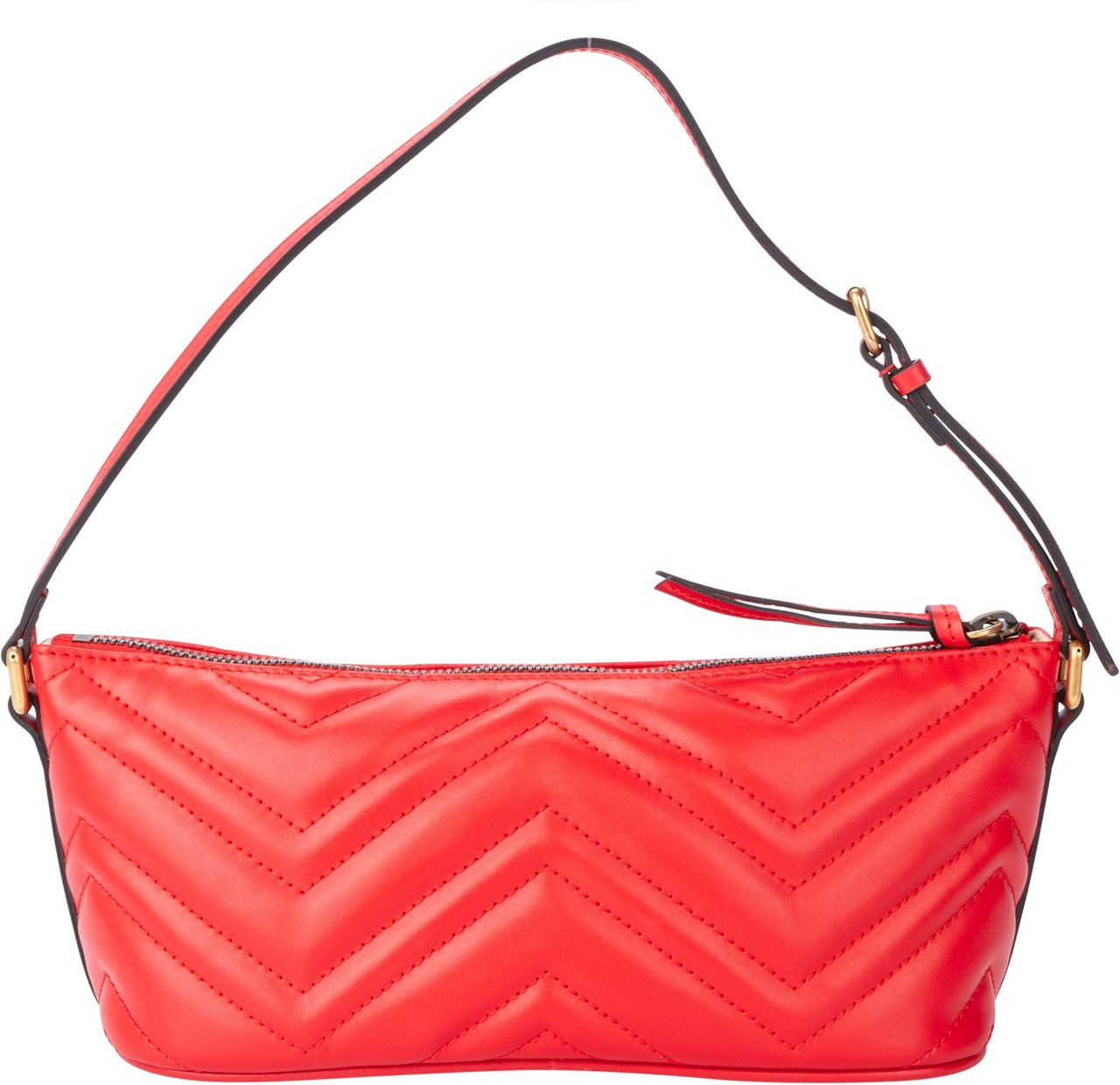 Gucci Gucci Rosso Leather Marmont Shoulder Bag Divers
