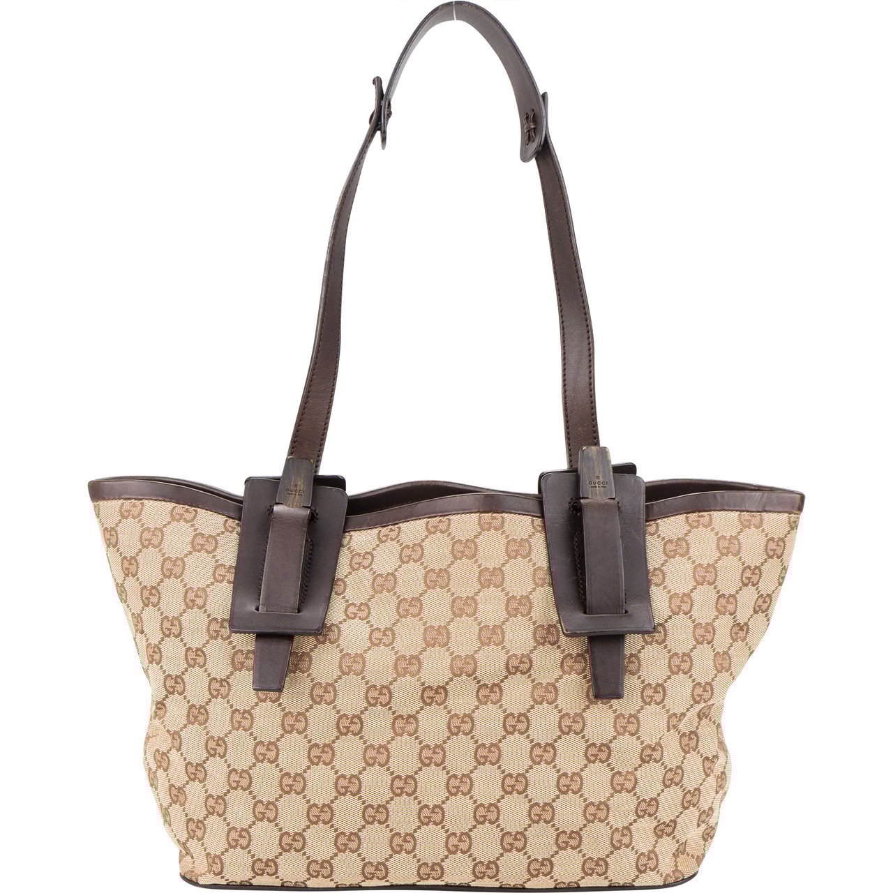 Gucci Gucci GG Monogram Wood Shoulder Bag Divers