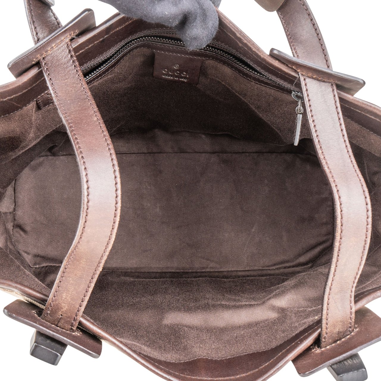 Gucci Gucci GG Monogram Wood Shoulder Bag Divers