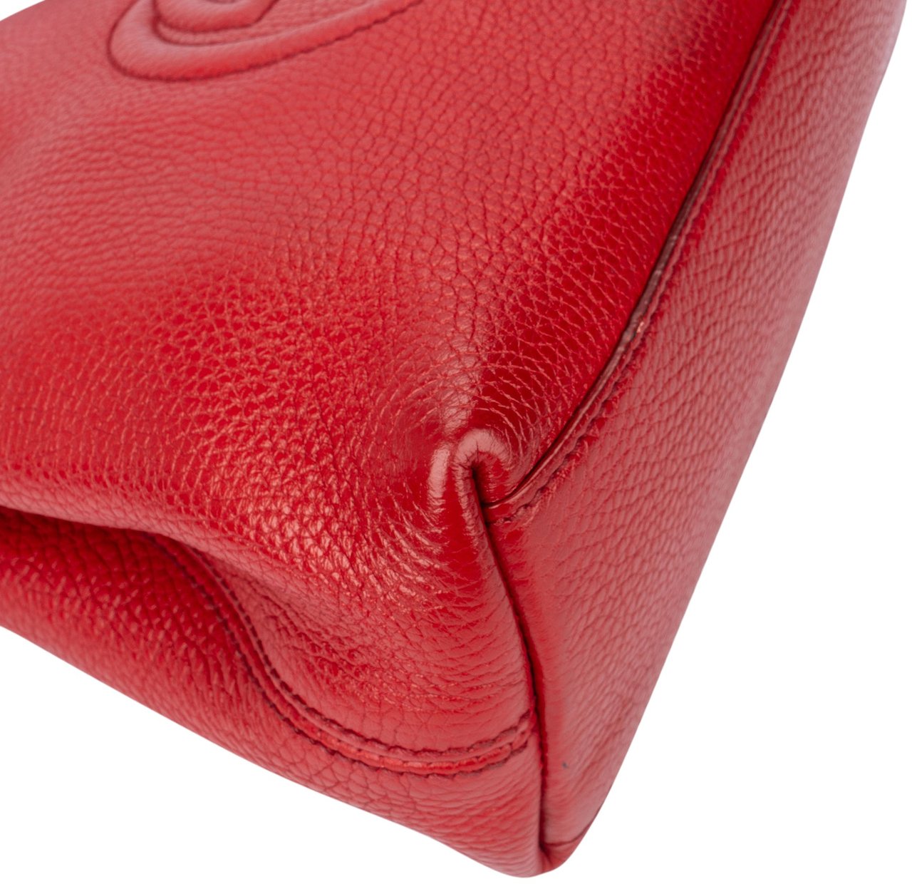 Gucci Gucci Rosso Leather GG Soho Crossbody Bag Divers