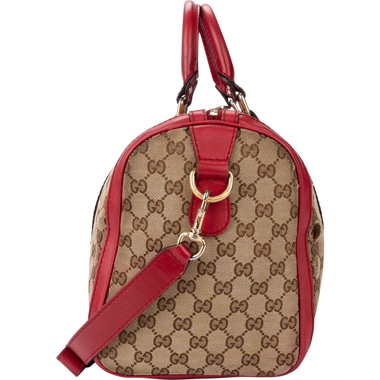 Gucci Gucci GG Monogram Boston Handbag Bruin