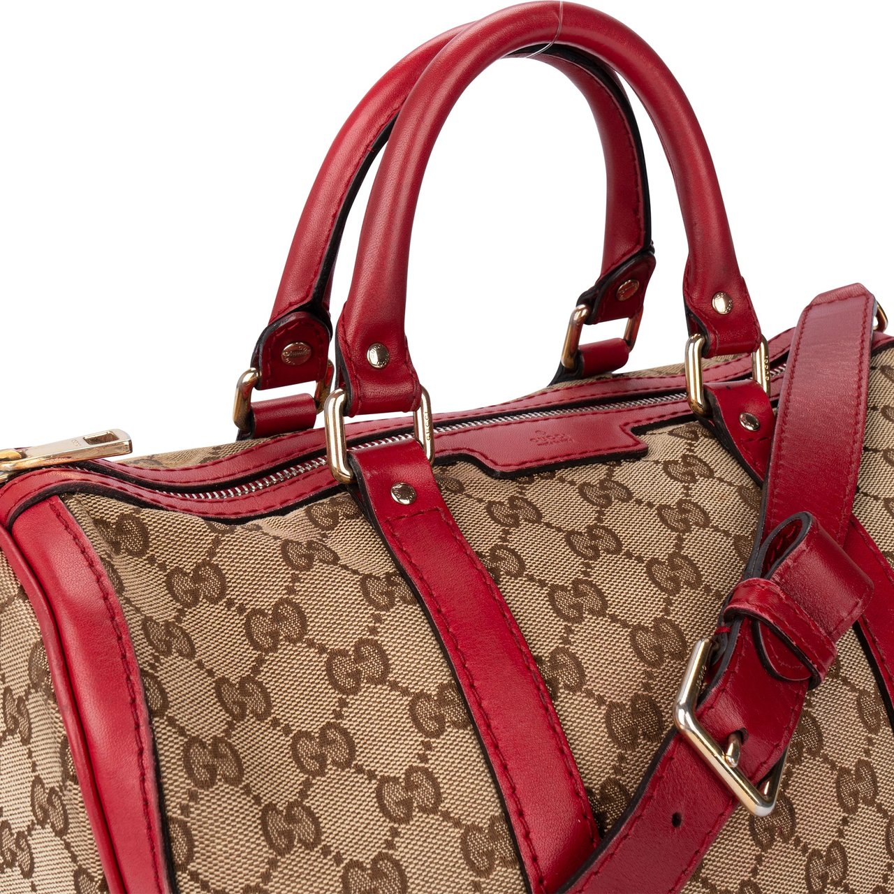 Gucci Gucci GG Monogram Boston Handbag Bruin
