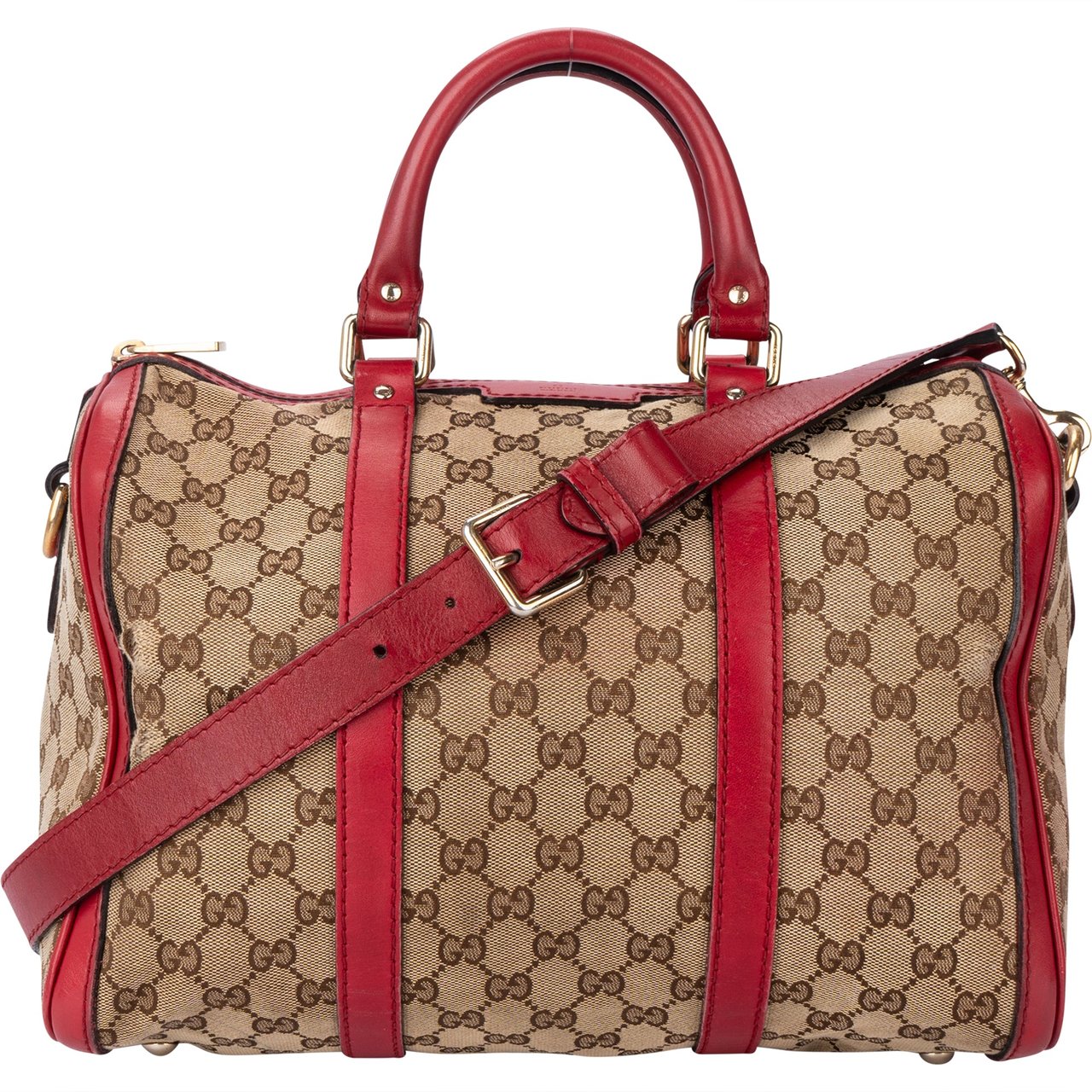Gucci Gucci GG Monogram Boston Handbag Bruin