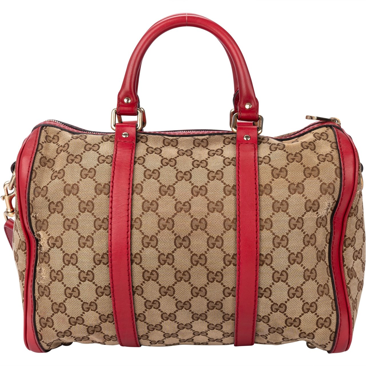 Gucci Gucci GG Monogram Boston Handbag Bruin