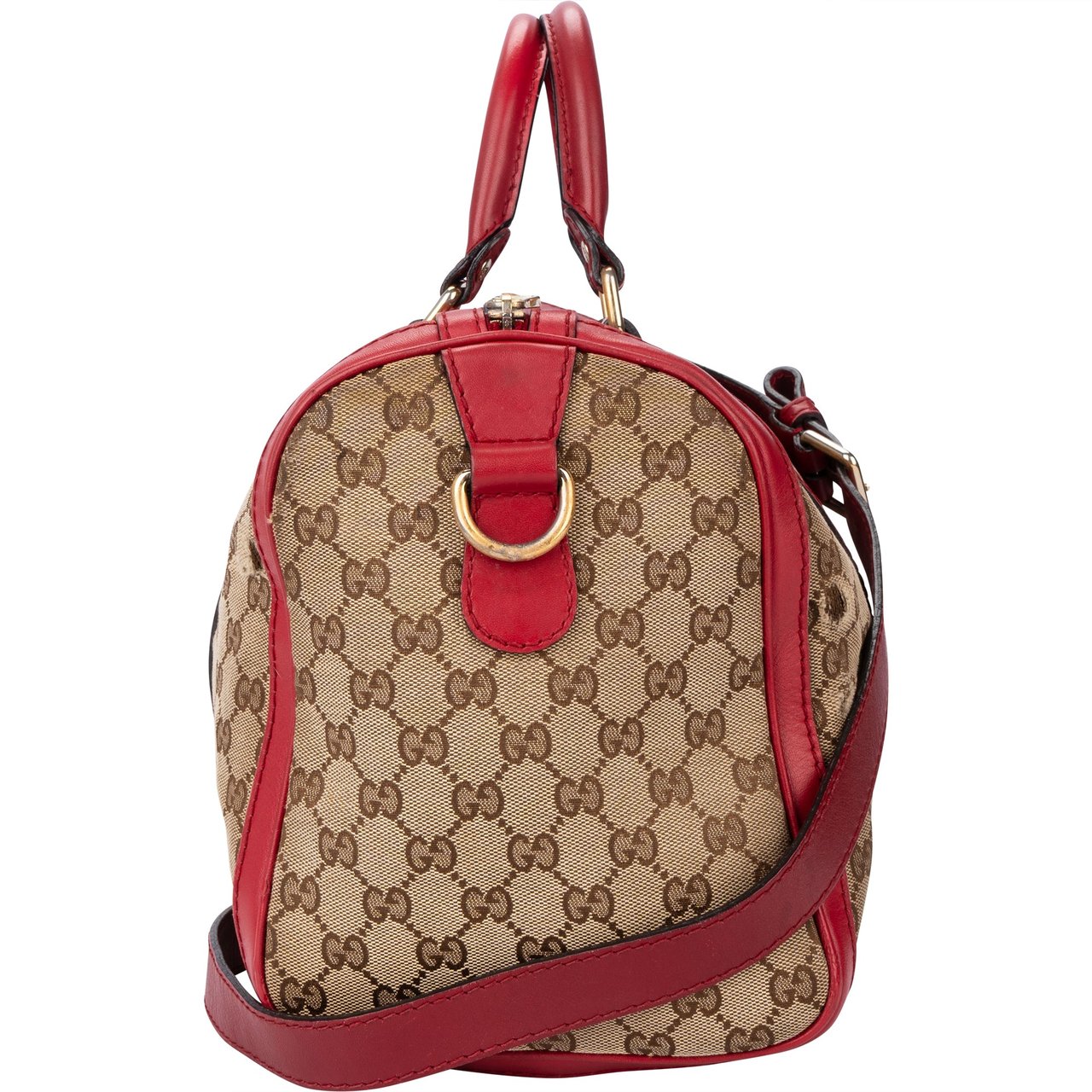 Gucci Gucci GG Monogram Boston Handbag Bruin