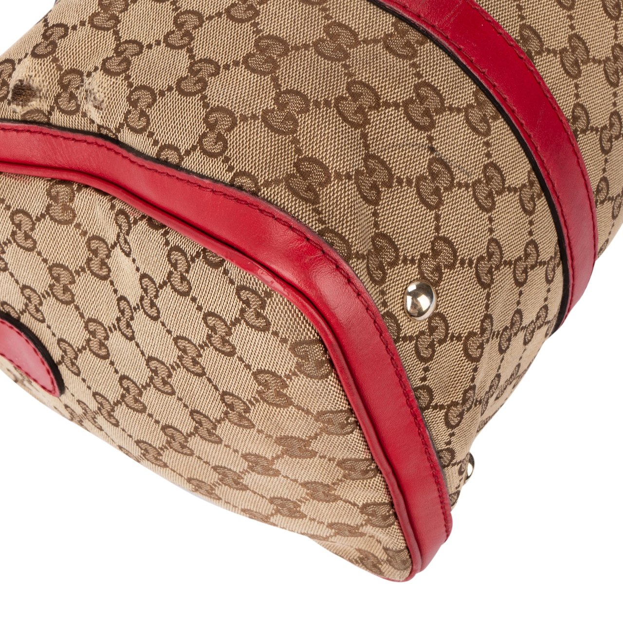 Gucci Gucci GG Monogram Boston Handbag Bruin