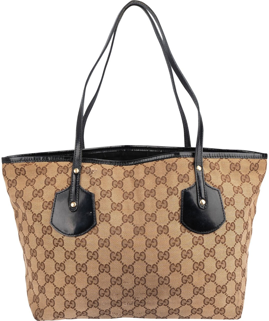 Gucci Gucci Monogram GG Joli Tote Shoulder Bag Beige