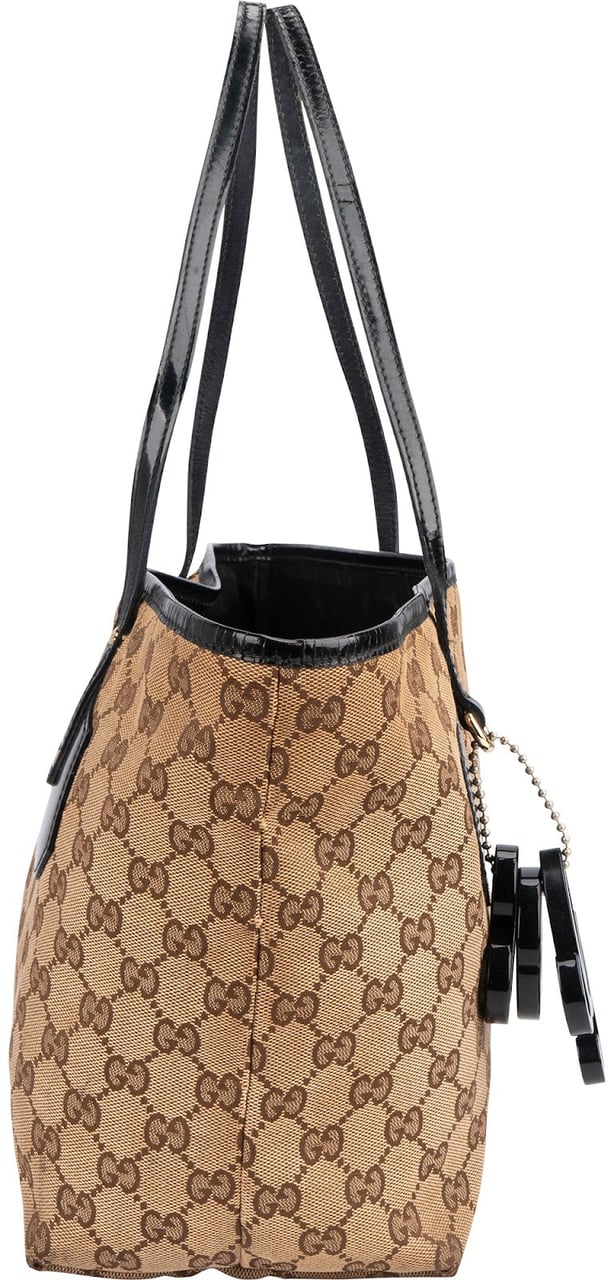 Gucci Gucci Monogram GG Joli Tote Shoulder Bag Beige