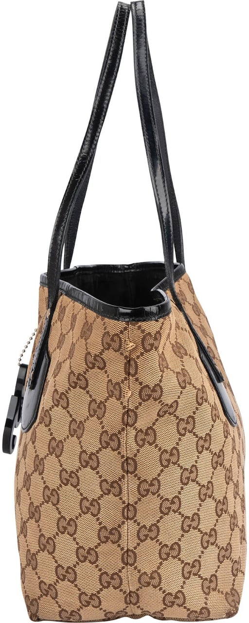 Gucci Gucci Monogram GG Joli Tote Shoulder Bag Beige