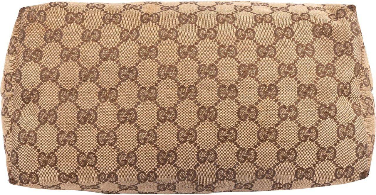 Gucci Gucci Monogram GG Joli Tote Shoulder Bag Beige