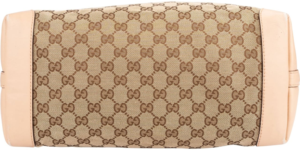 Gucci Gucci Monogram GG Tote Shoulder Bag Beige