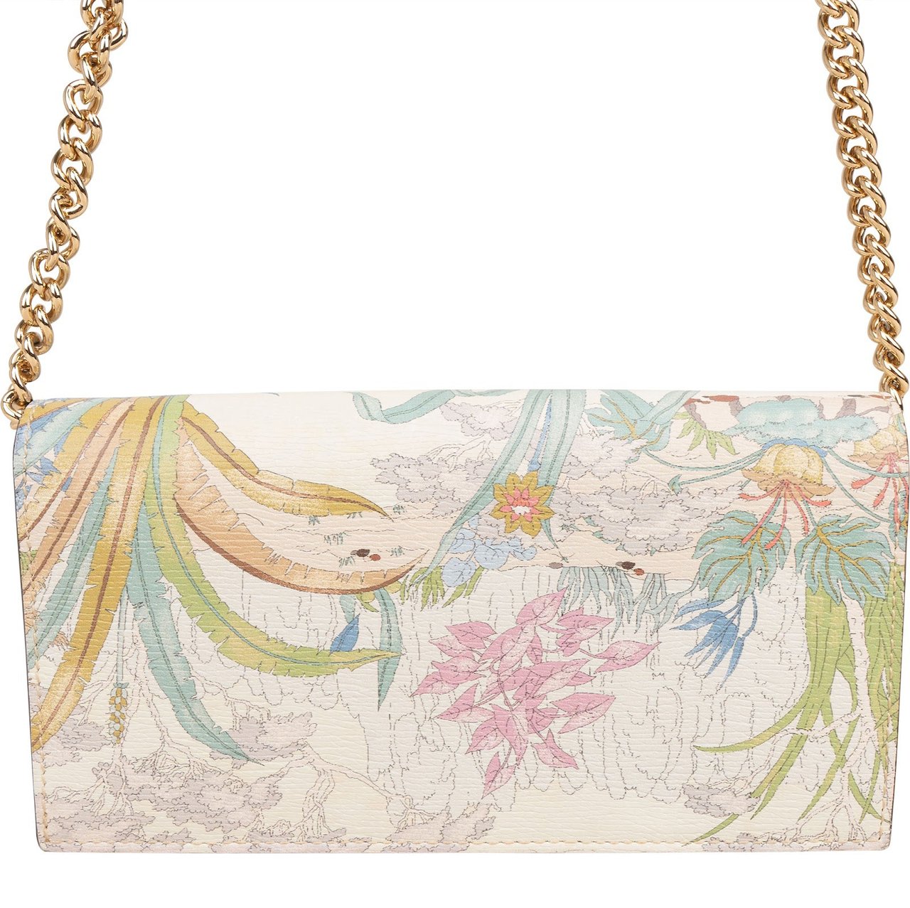 Gucci Tiger Print Horsebit 1955 Chain Wallet on Chain Crossbody Bag Divers