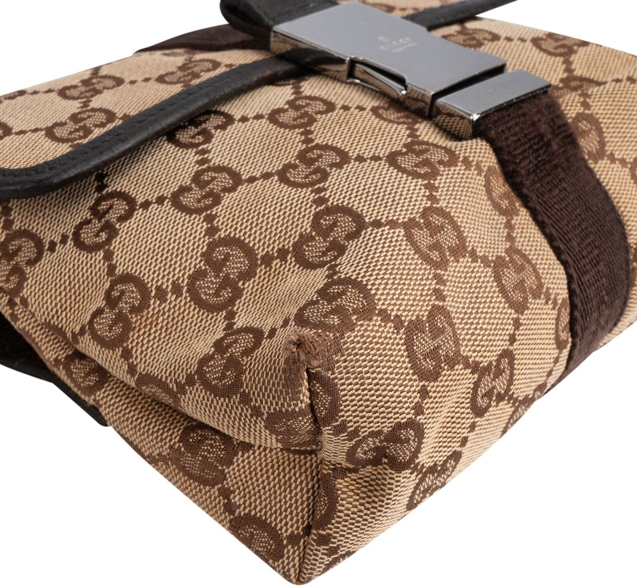 Gucci Gucci Monogram GG Belt Bag Beige