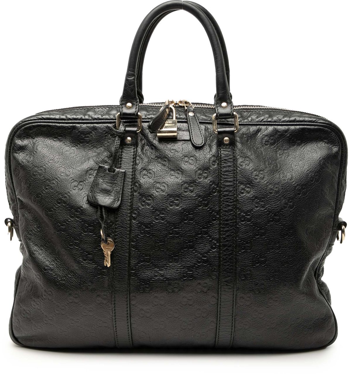 Gucci Guccissima Business Bag Zwart