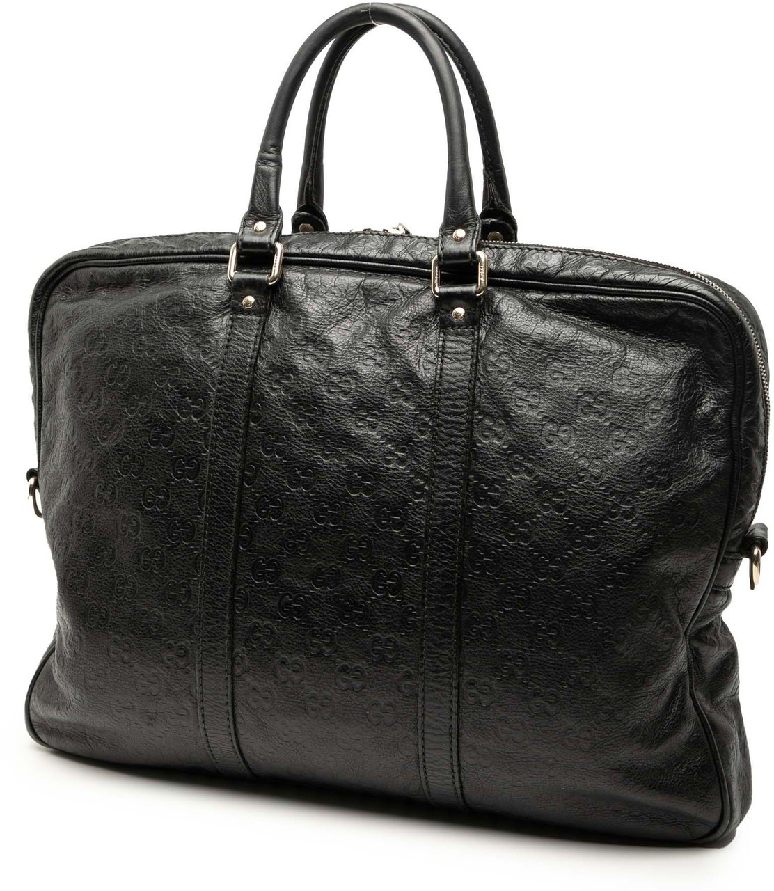 Gucci Guccissima Business Bag Zwart