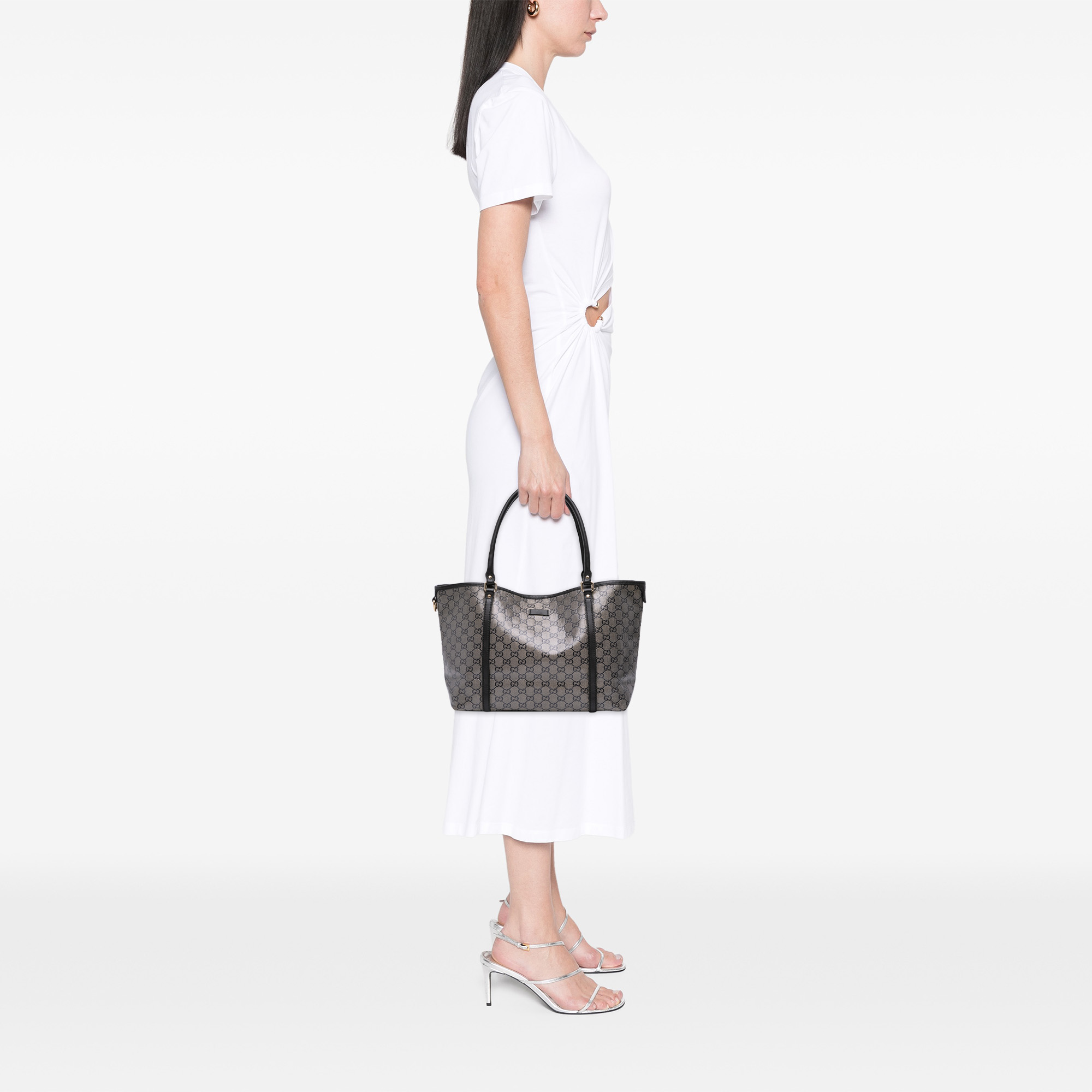 Gucci Medium GG Crystal Joy Tote Bruin