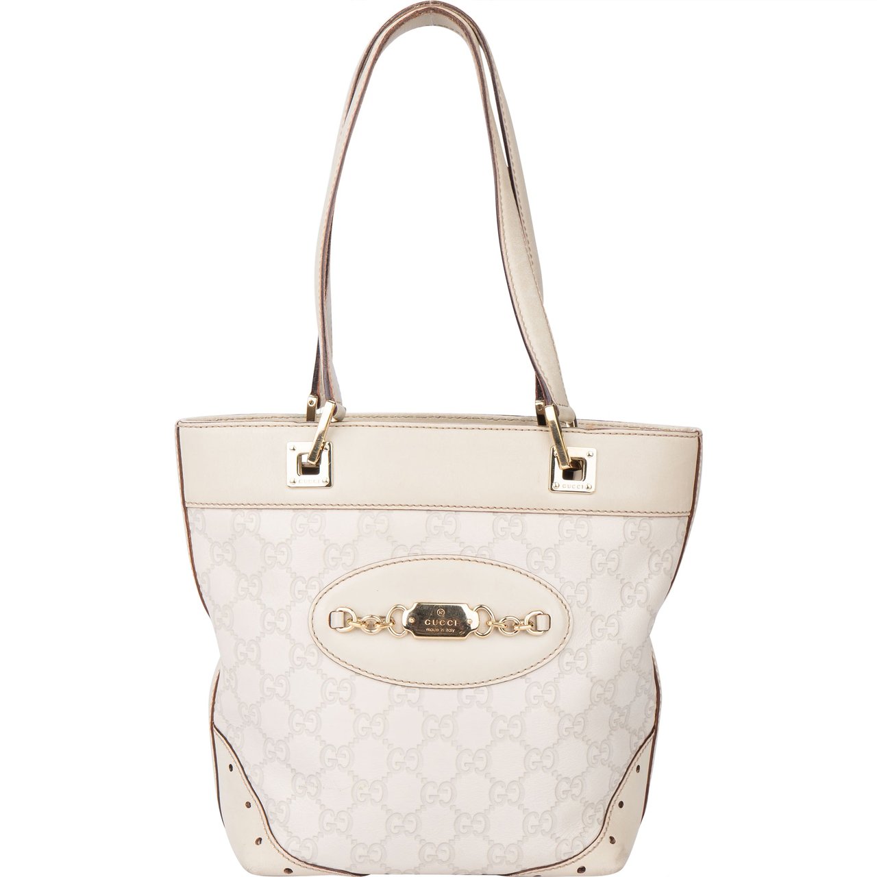 Gucci Gucci GG Leather Monogram Handbag Divers