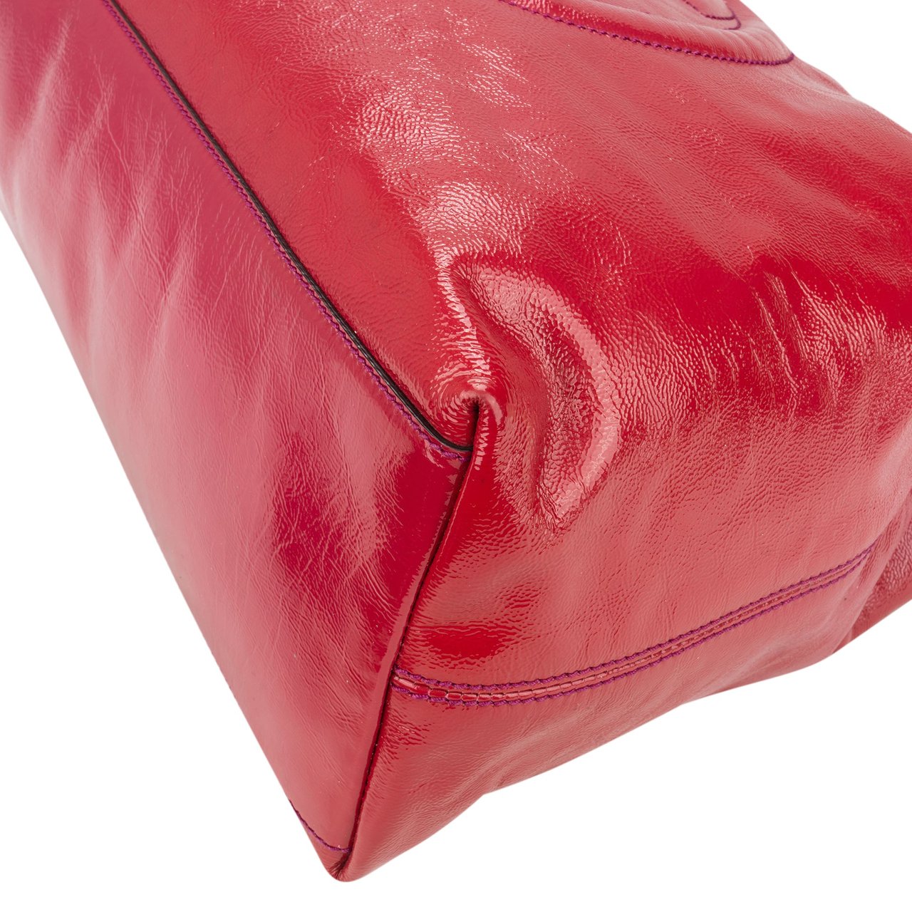 Gucci Gucci GG Patent Leather GG Soho Crossbody Bag Divers