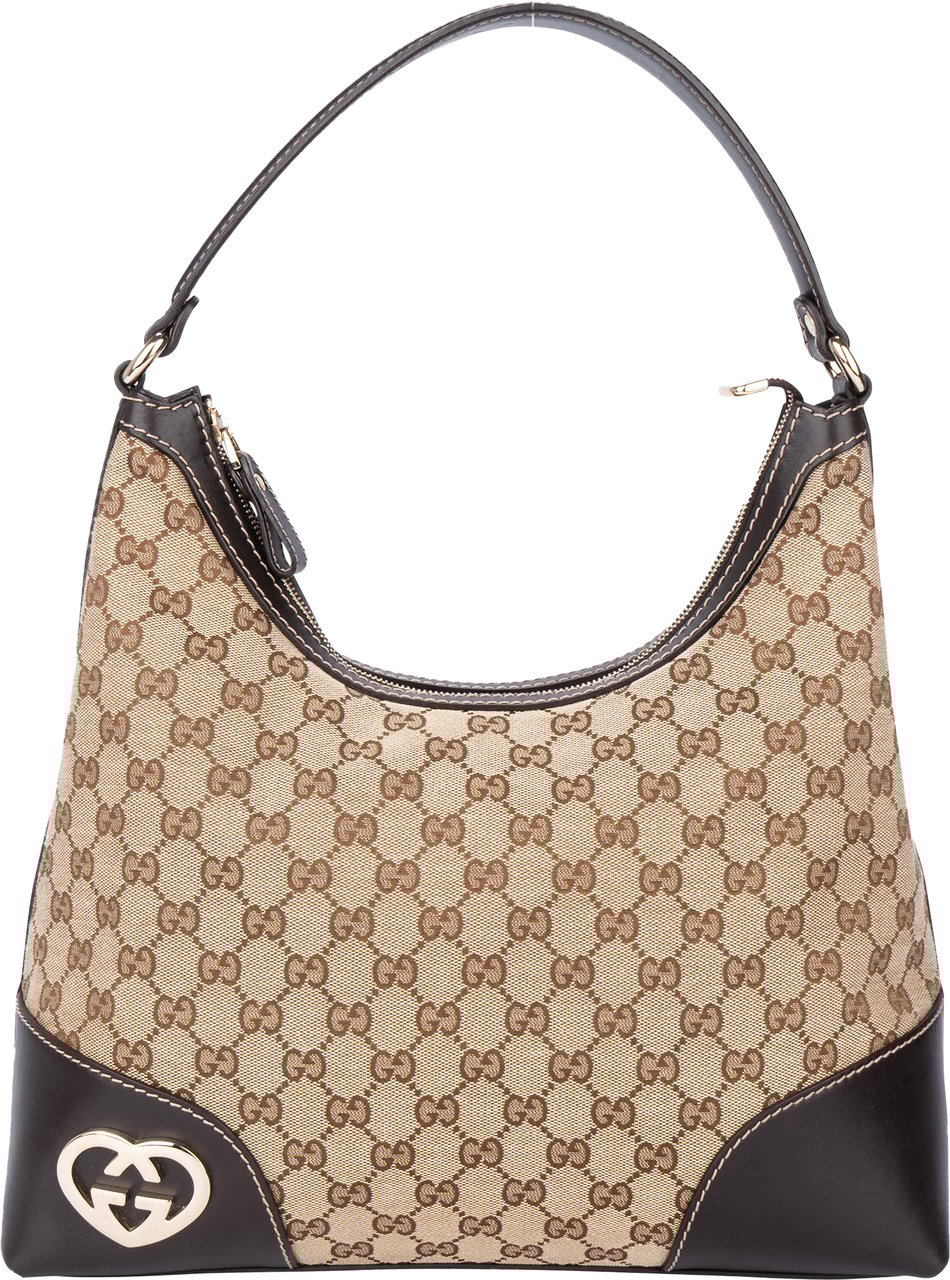 Gucci Gucci GG Monogram Lovely Heart Hobo Bag Divers
