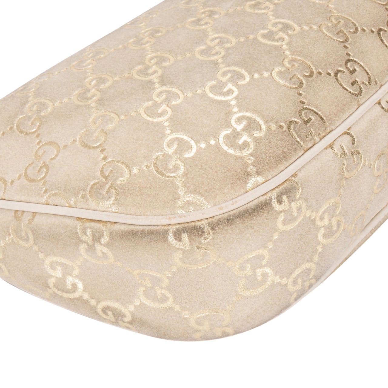 Gucci Gucci Suede Golden GG Monogram Handbag Divers