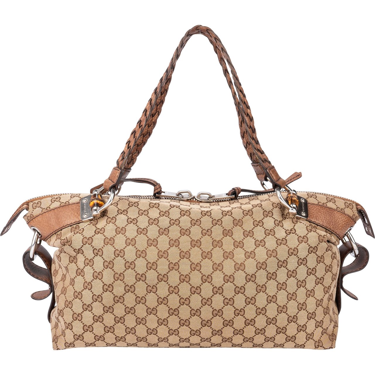 Gucci Gucci GG Monogram Heavy Bamboo Handbag Divers