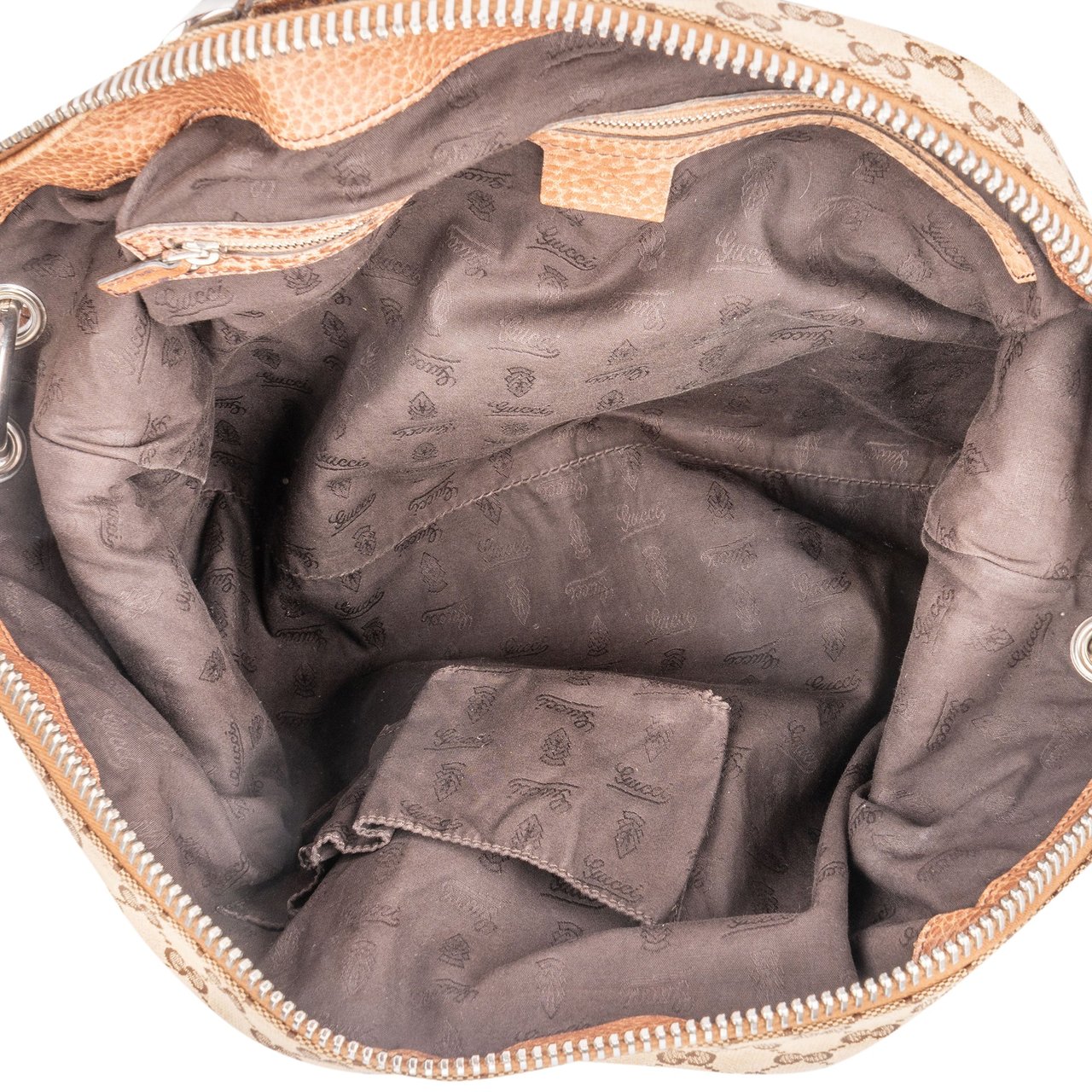 Gucci Gucci GG Monogram Heavy Bamboo Handbag Divers