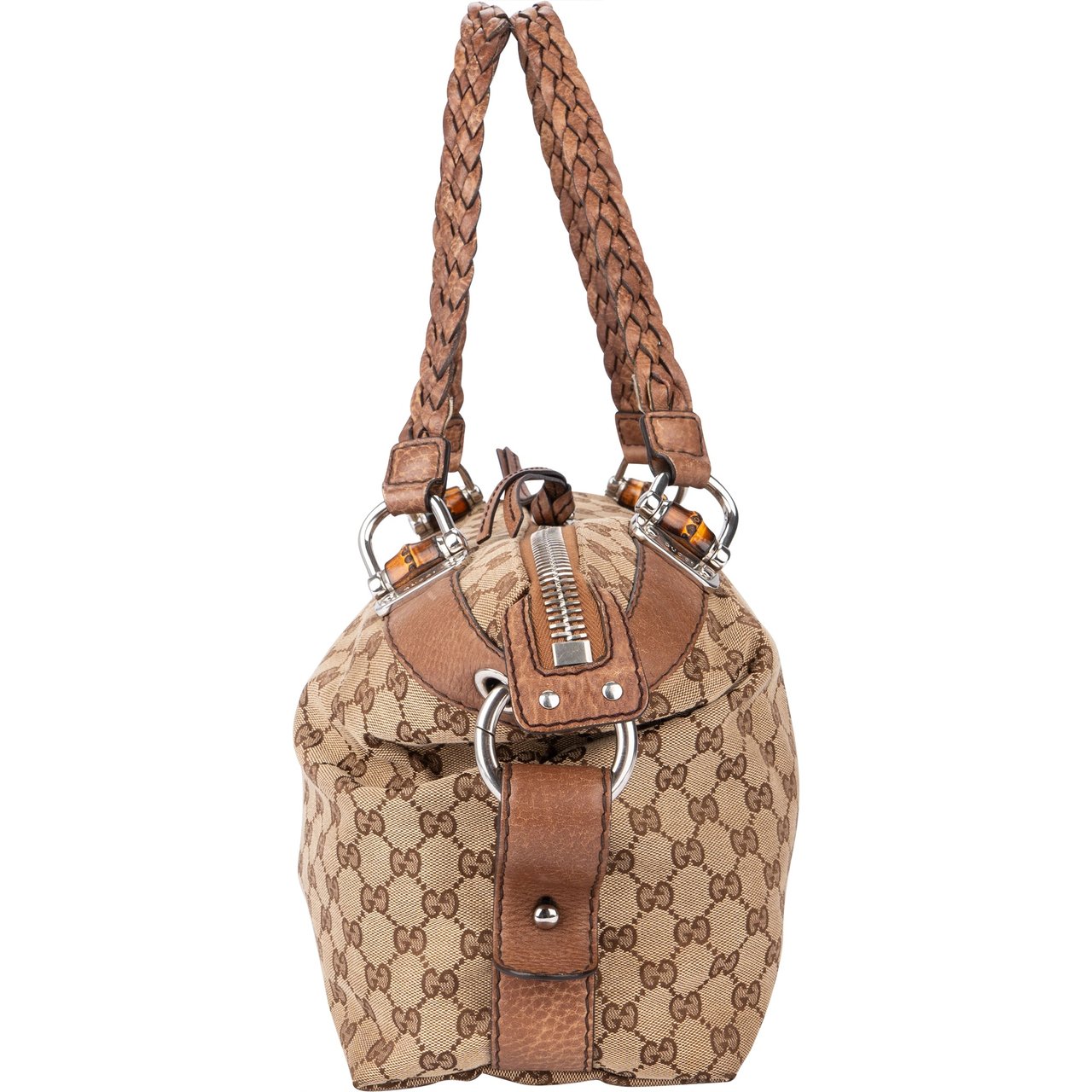 Gucci Gucci GG Monogram Heavy Bamboo Handbag Divers