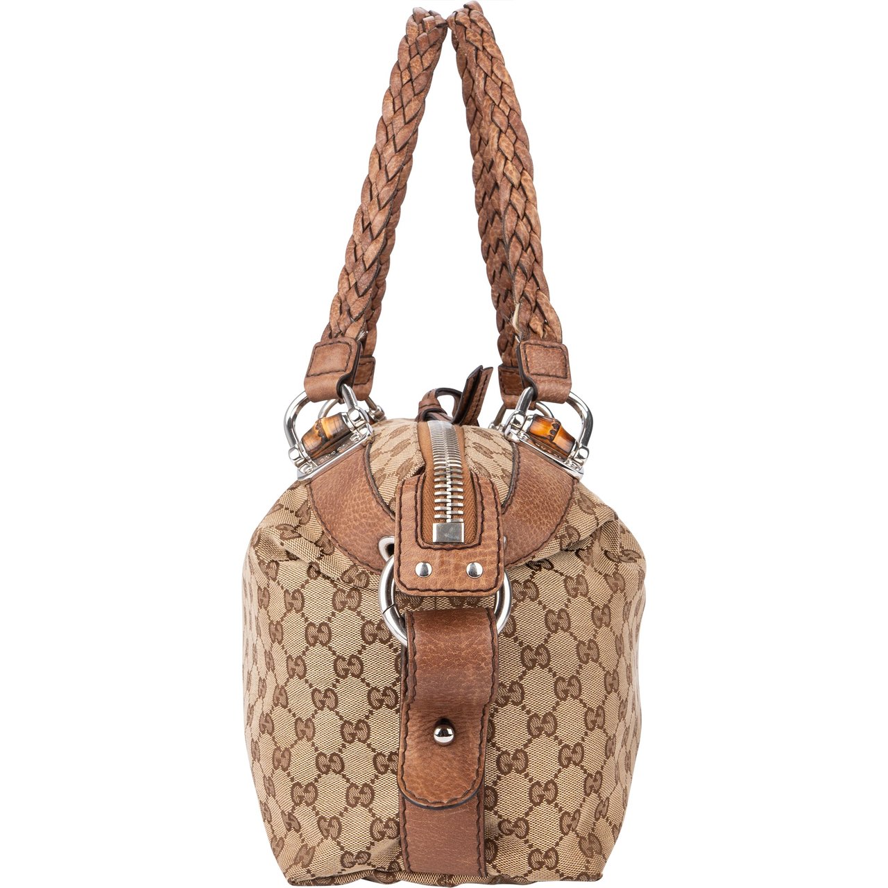 Gucci Gucci GG Monogram Heavy Bamboo Handbag Divers
